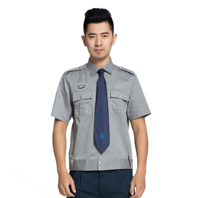 新式保安服工作制服男衬衣夏季