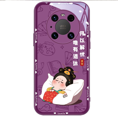 卡通创意高档时尚国风新款手机壳