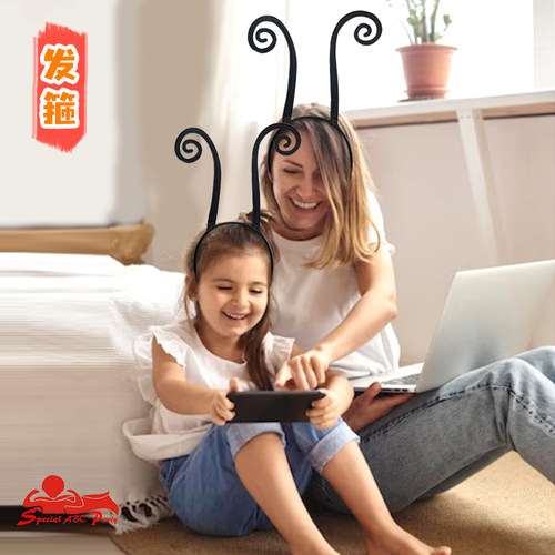 万圣节儿童发箍昆虫道具