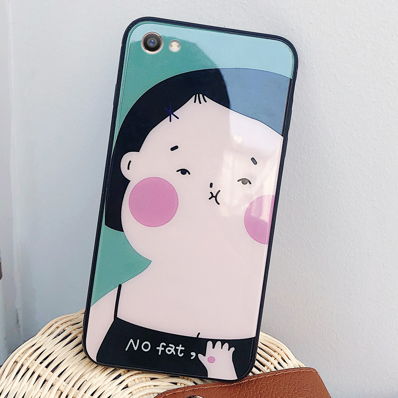 oppoA57/A59¸Ö»¯²£Á§¿ÇA37·ÀˤA3²£Á§¿ÇÈ«°ü¿ÇF7/A9Å®º¢Ïļ¾Å®¿îF9/A5/A3SÎÄÒÕÍøºìʱÉиöÐÔ¼òÔ¼ÊÖ»ú¿Ç