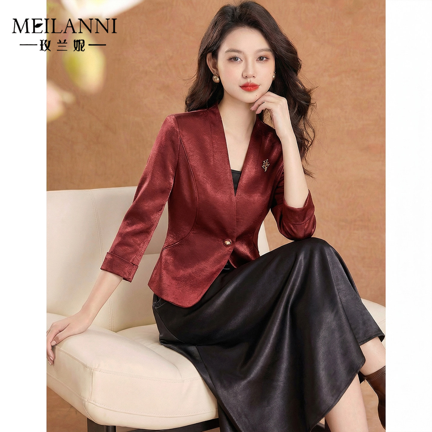 五一妈妈婚宴礼服连衣裙高贵年轻