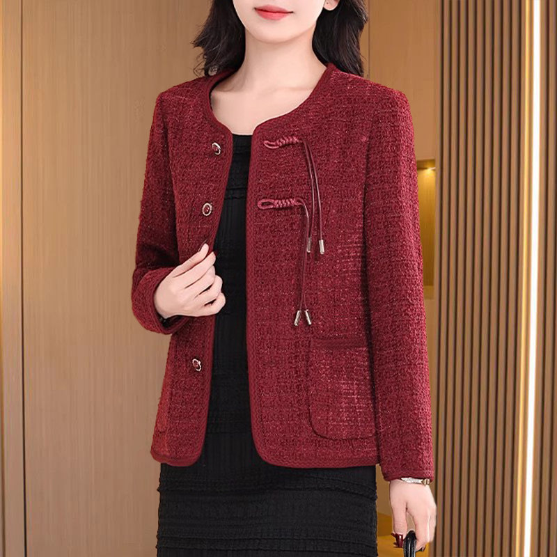 喜婆婆高端大气上档次洋气外套图片