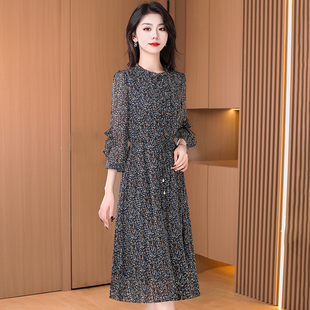 十三行碎花连衣裙女装春夏2026新款今年流行爆款高端大气妈妈裙子