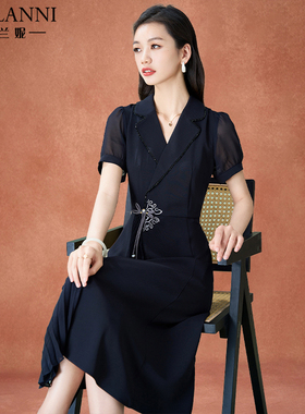 新中式旗袍连衣裙女2026新款夏流行妈妈高端庄大气裙子十三行爆款