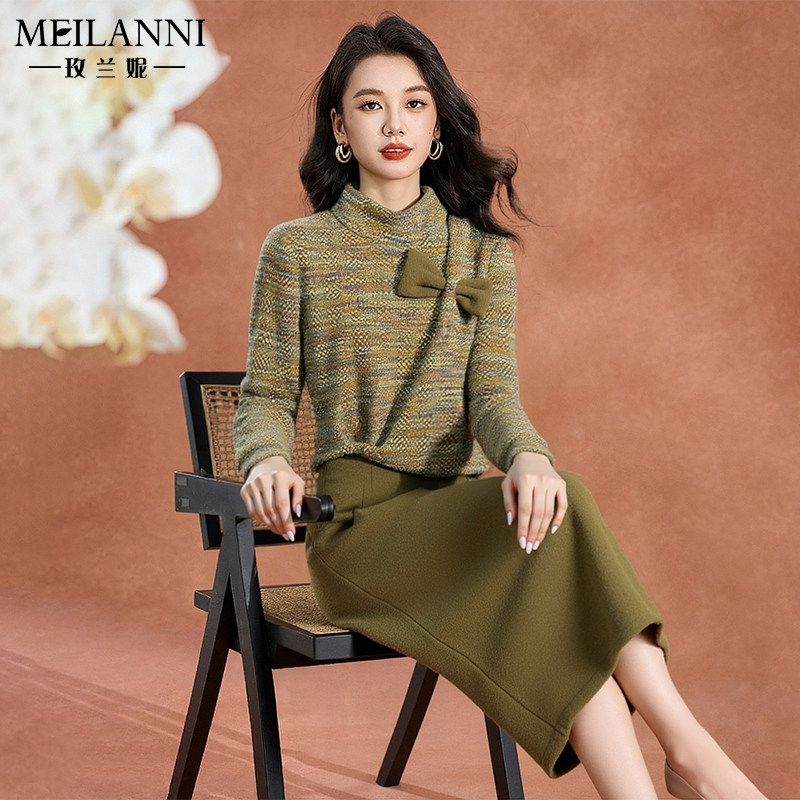小香风套装连衣裙女春秋2025新款