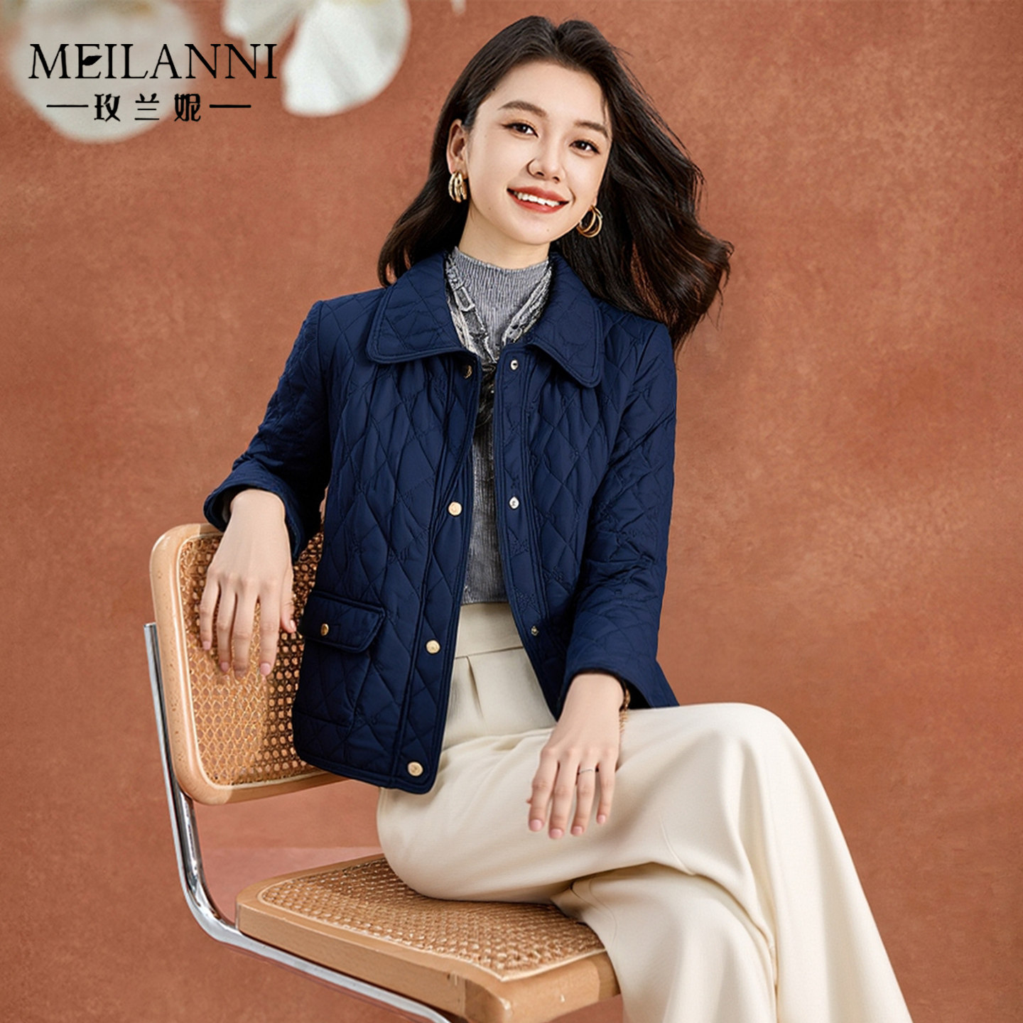 小香风短款轻薄棉衣棉服女士秋冬今年流行爆款贵夫人上衣棉袄外套