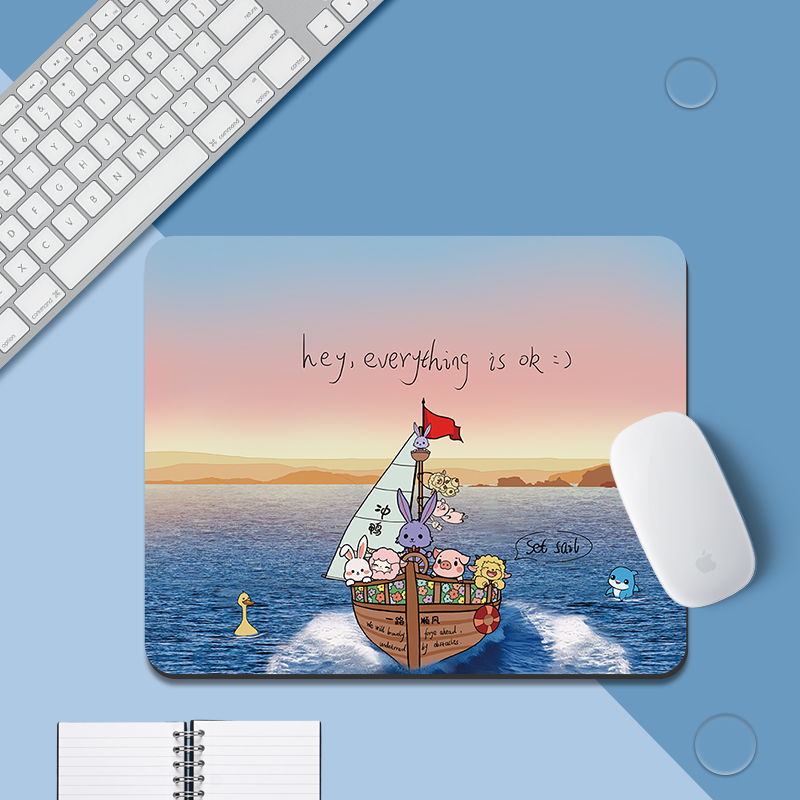 橡胶小号便携鼠标垫支持定制