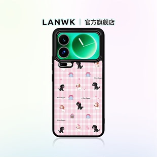 70ultr防摔k60保护套oppo 花布小狗 13pro手机壳红米k90 findX9 vivo LANWK适用小米17 200