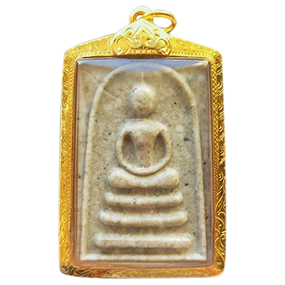 泰国正品佛牌 龙婆培白油崇迪佛 45年历史