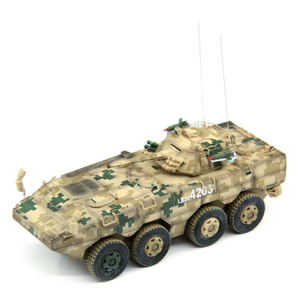 UNISTAR ZBL08式轮式步战车 08式装甲车大八轮 沙漠数码 成品模型