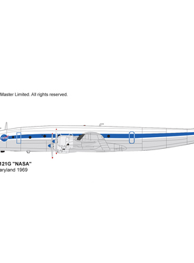 3月 HL9025 Lockheed 星座号 C-121G NASA 421 马里兰州1969年