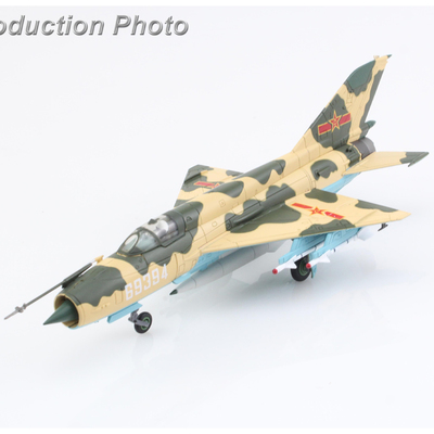 中国歼7战斗机J-7C合金模型