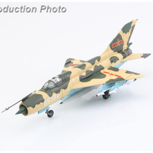中国歼7战斗机J-7C合金模型