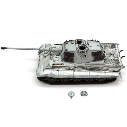 保时捷虎王雪地款完成品模型