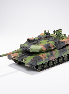 豹2A8主战坦克北约三色成品模型