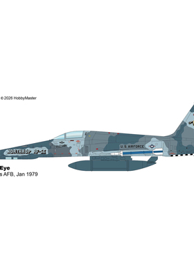 7月 HA3390 F5战斗机 RF-5E Tiger Eye Edwards AFB 1979年