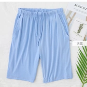 Quần ngủ nữ mùa hè và mùa thu nhà quần short mẹ trung niên và cô gái trẻ cô gái góc phẳng ngủ quần trung niên - Quần tây