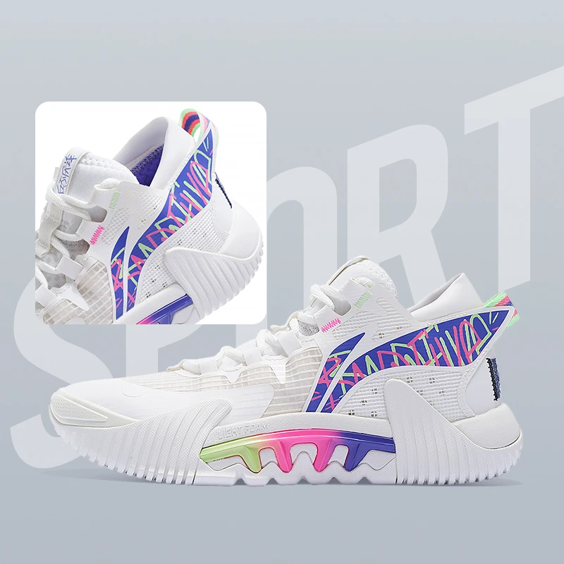 李宁男款缓震反伍2Low篮球鞋