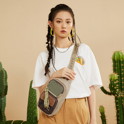 李宁中国男女同款反伍斜挎包潮流