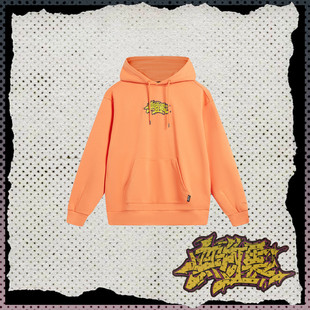 男女同款 套头连帽宽松运动卫衣AWDT443 OG_SLICK联名款 中国李宁x