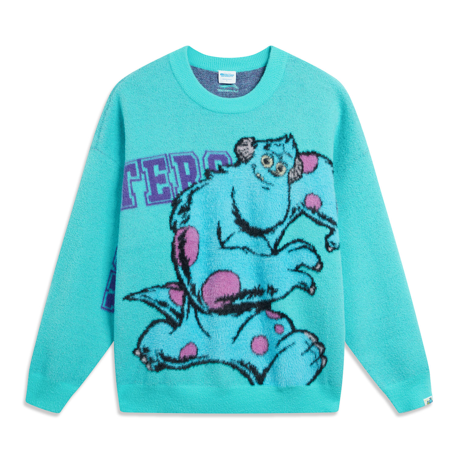 李宁男女同款圆领保暖卫衣宽松