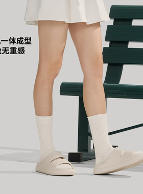 中国李宁2024夏季新品SOFT CLAP男女同款潮流运动拖鞋 AGAU005