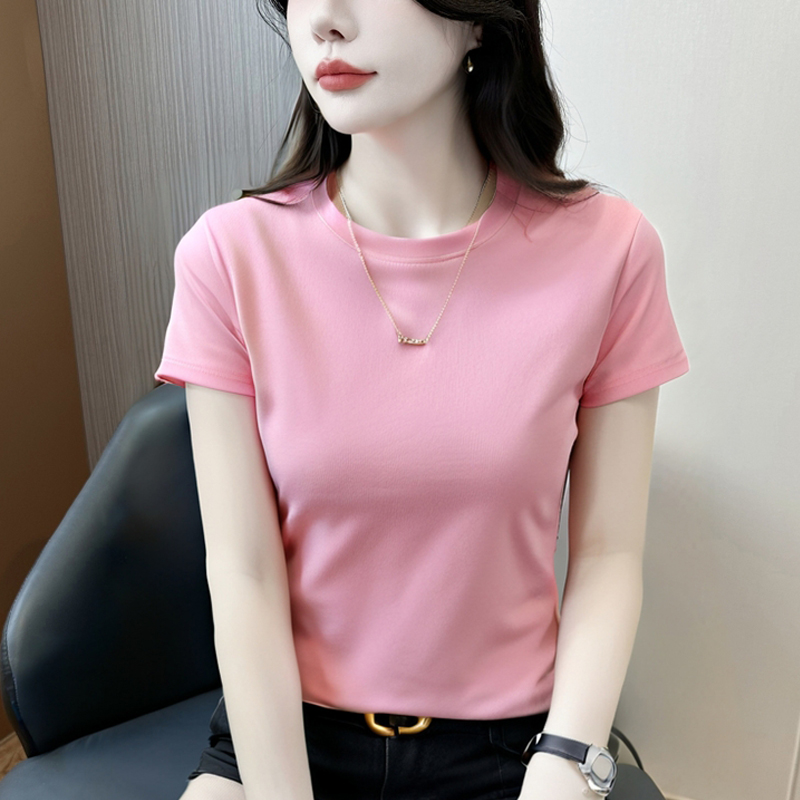 小领口不走光，纯棉不起球】女T