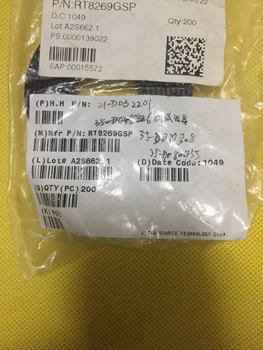 RICHTEK立錡科技 RT8269GSP RT8269 SOP8 降压转换器 原装