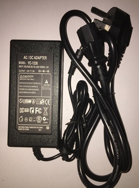 电源适配器开关PA1203 电源线液晶电视适配器充电器插头12V3A带线