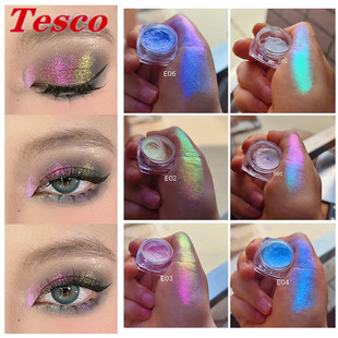 Highlighter Rainbow pigments Chameleon Eyeshadow Powder 眼影