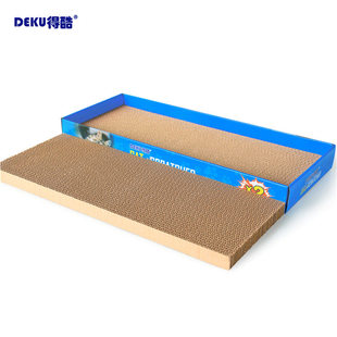 Pet Cat Scratching Corrugated Board Scratcher Bed Pad 猫抓板