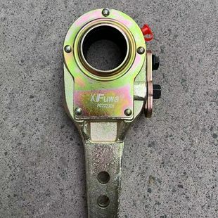 原厂原装广东富华桥3孔37齿式锁片锻造刹车调整臂 半挂车挂车配件