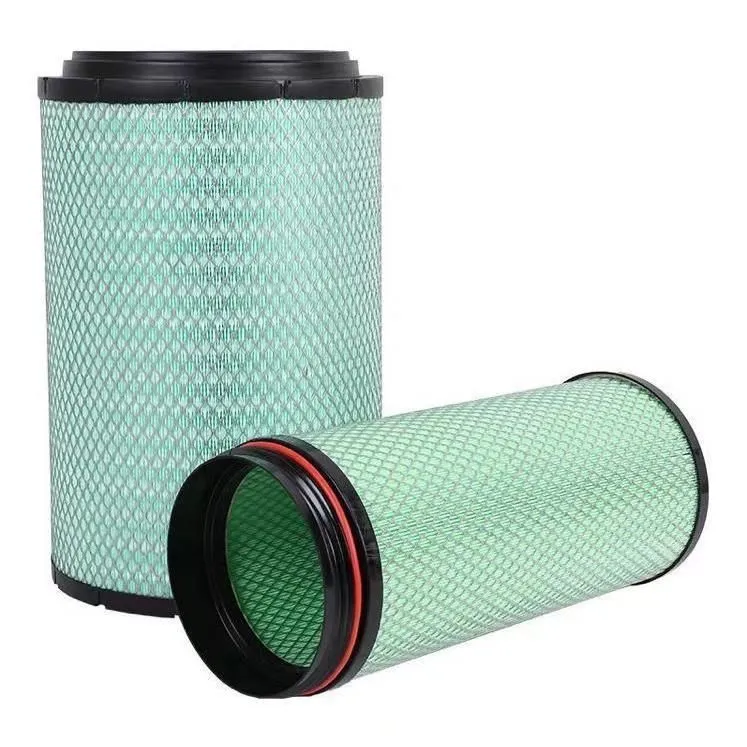 K2841空气滤芯适配解放j6豪沃T7自卸车陕汽德龙F3000悍威V