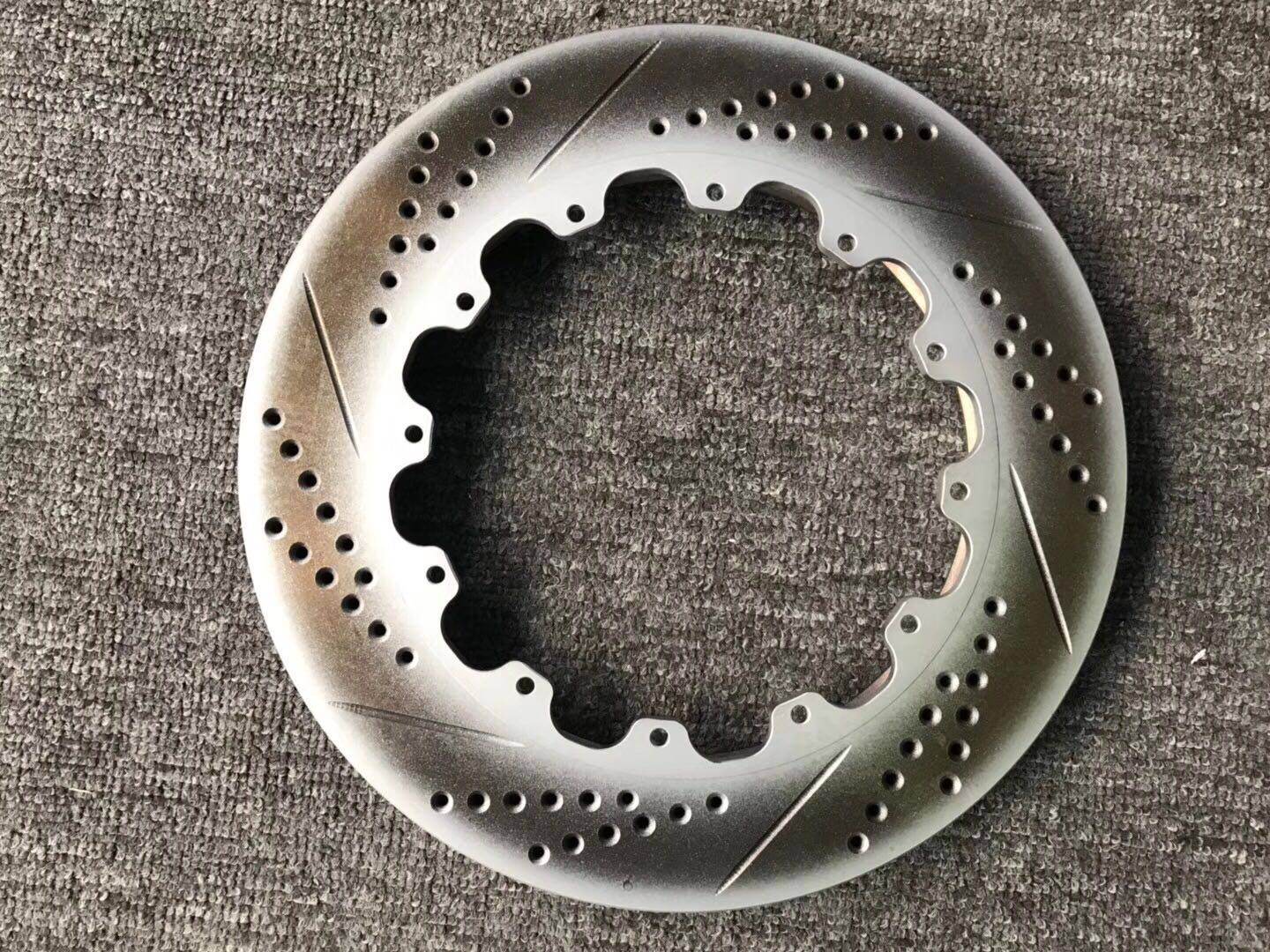 高碳纤维改装升级刹车碟355*32mm ap brembo 卡钳鲍鱼专用分体碟