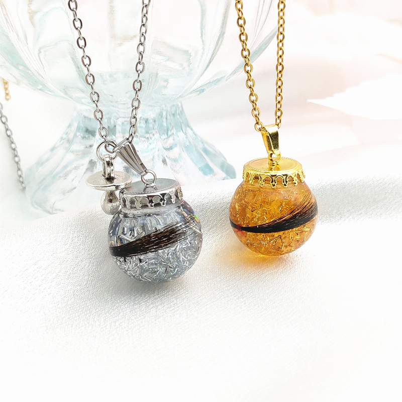 宝宝胎发纪念品胎毛脐带乳牙吊坠