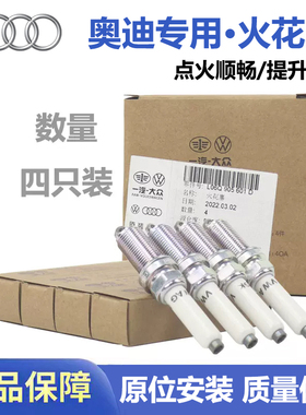 适用奥迪A4L B9 Q5L Q3 迈腾 CC火花塞原厂三代EA888国6专用原装