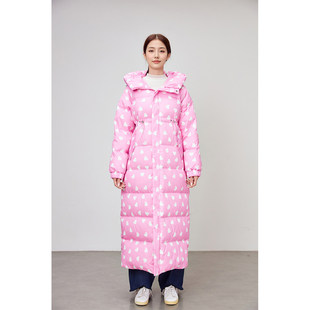 加厚90白鸭绒中长女款羽绒服修身显瘦防钻不跑绒防风防水可以水洗