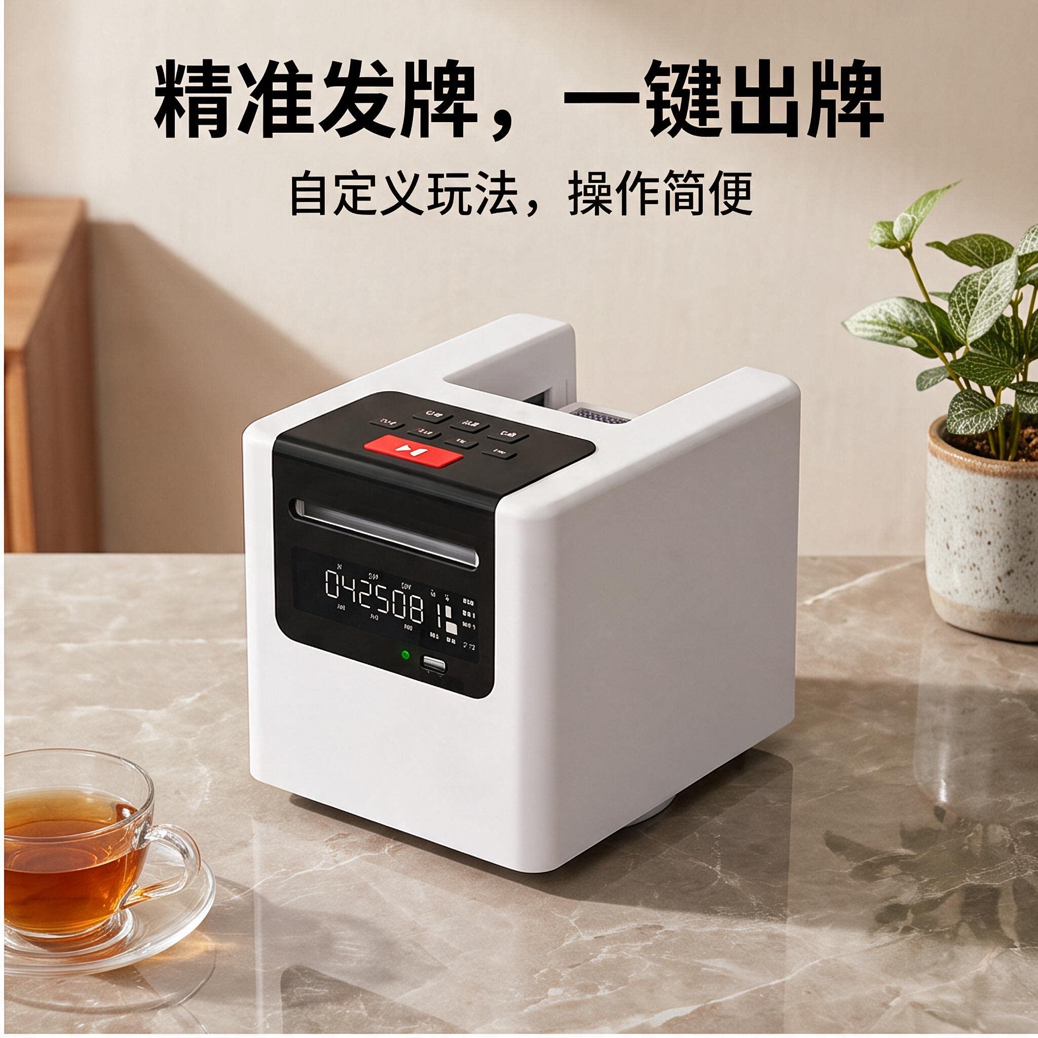 扑克牌发牌机器全自动洗发一体图片