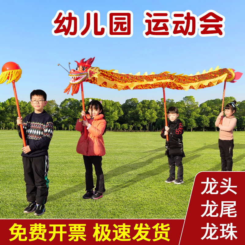 儿童舞龙表演道具龙头龙灯舞龙
