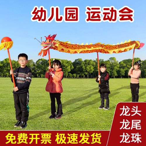 儿童舞龙表演道具龙头龙灯舞龙