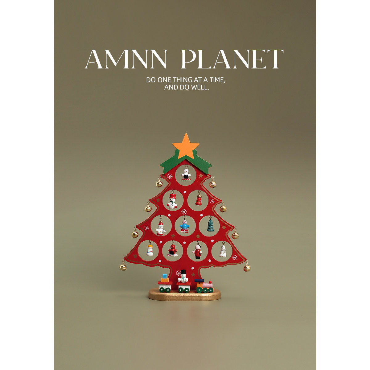 AMNN圣诞树桌面装饰DIY摆件
