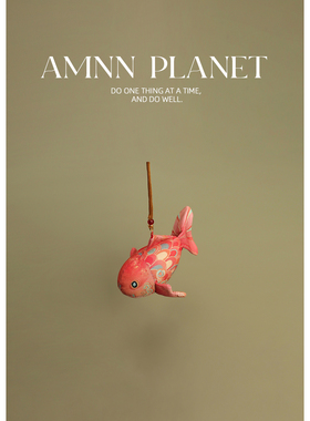 AMNN 立体锦鲤香囊挂饰2025新款中国风车载包包平安挂件节日礼物