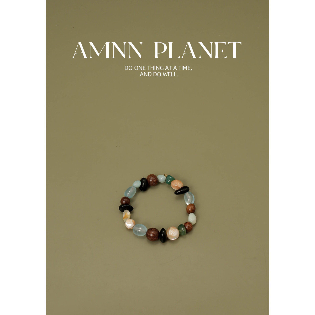 AMNN 浪漫满屋草莓晶绿玛瑙虎眼石沉香新中式串珠质感手串手链图片