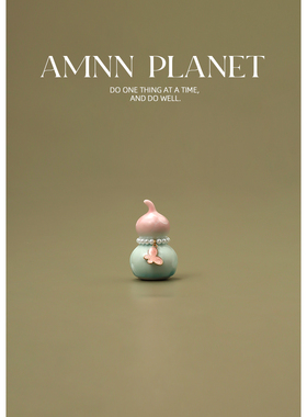 AMNN 蝴蝶珍珠渐变小葫芦陶瓷摆件创意新中式精致客厅茶桌装饰品