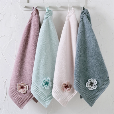 金号a类吸水正方形带挂绳擦手巾