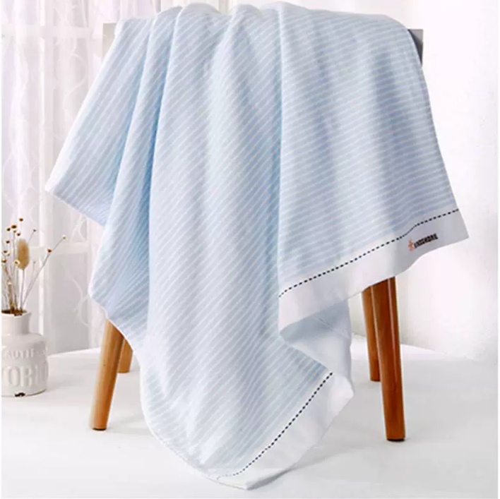 金号纯棉家用成人大浴巾全棉双层纱布AB面柔软透气宝宝盖毯GA3498