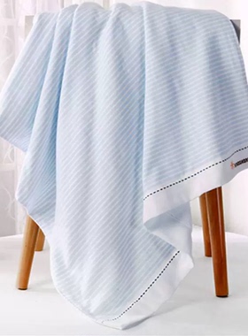 金号纯棉家用成人大浴巾全棉双层纱布AB面柔软透气宝宝盖毯GA3498