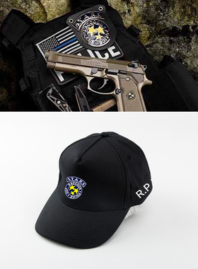 生化危机4周边鸭舌帽 STARS棒球帽印花里昂帽子Resident Evil