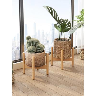 花架室内落地式花盆托架十字多肉盆栽置物架阳台花架子绿萝摆放架