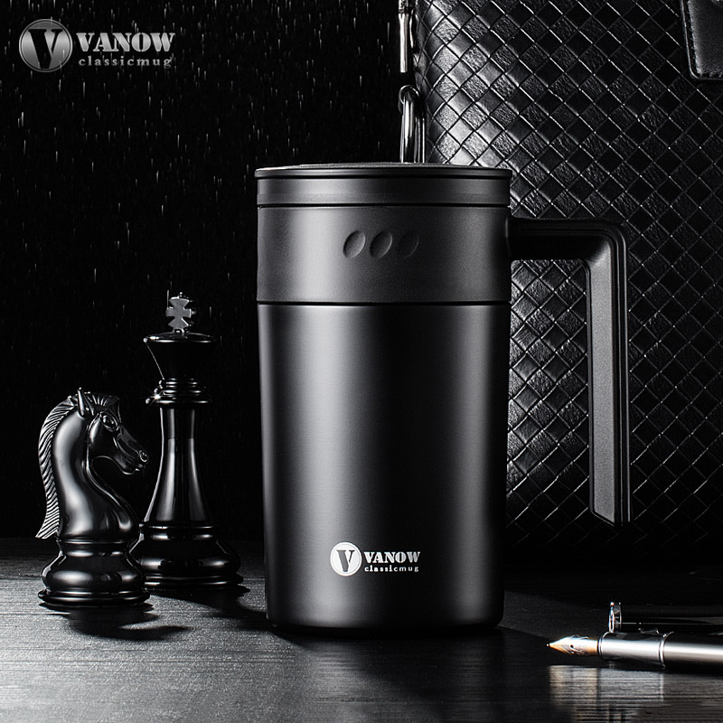 Vanow茶水分离便携保温杯
